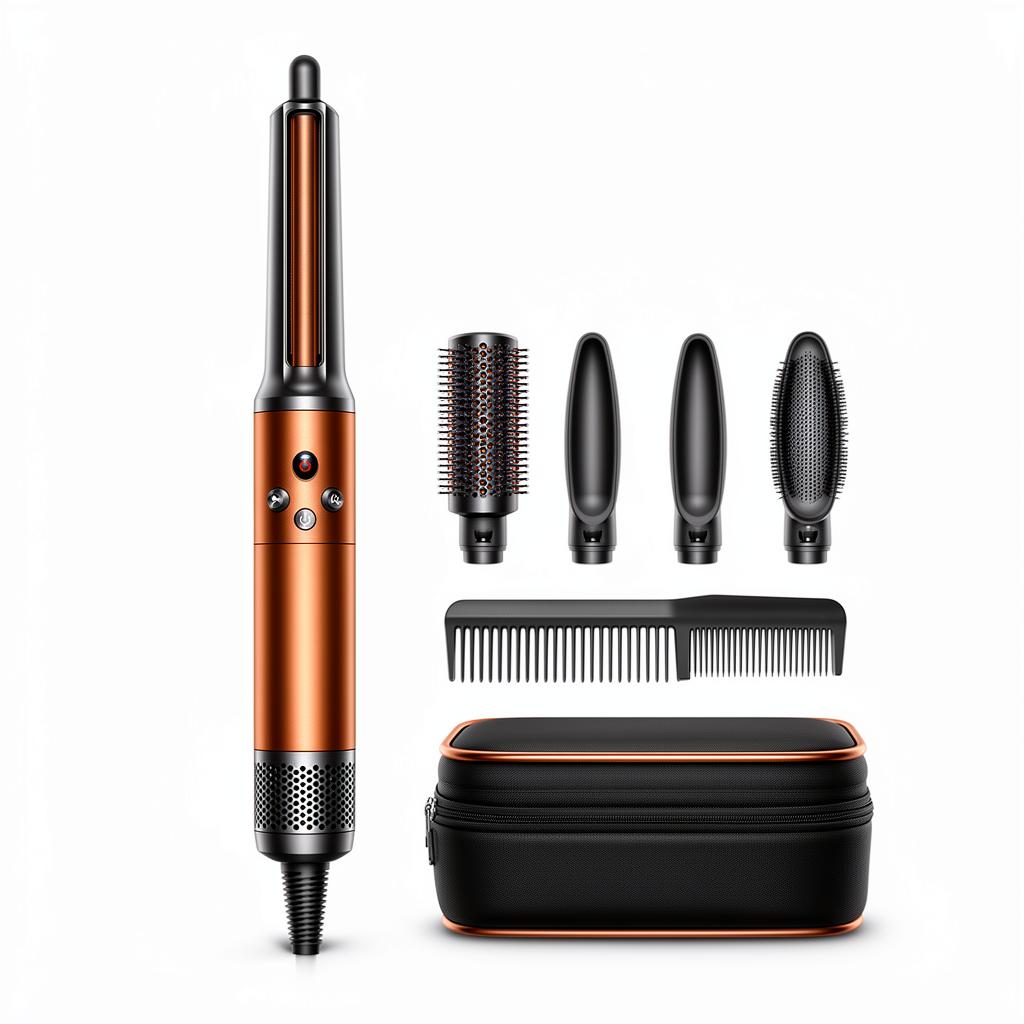 Dyson Airwrap i.d. Multi-Styler — Amber/Nickel